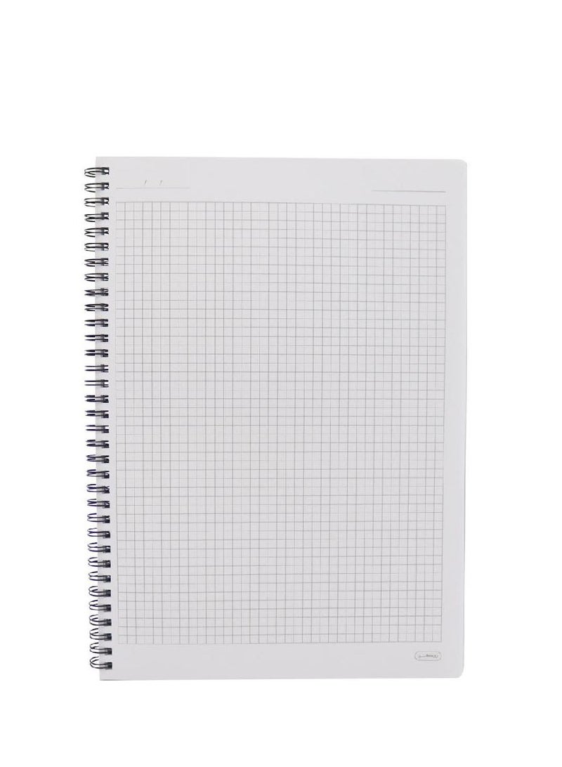 روكو دفتر ملاحظات A4100، أوراق مربعة مسطرة - Image 2