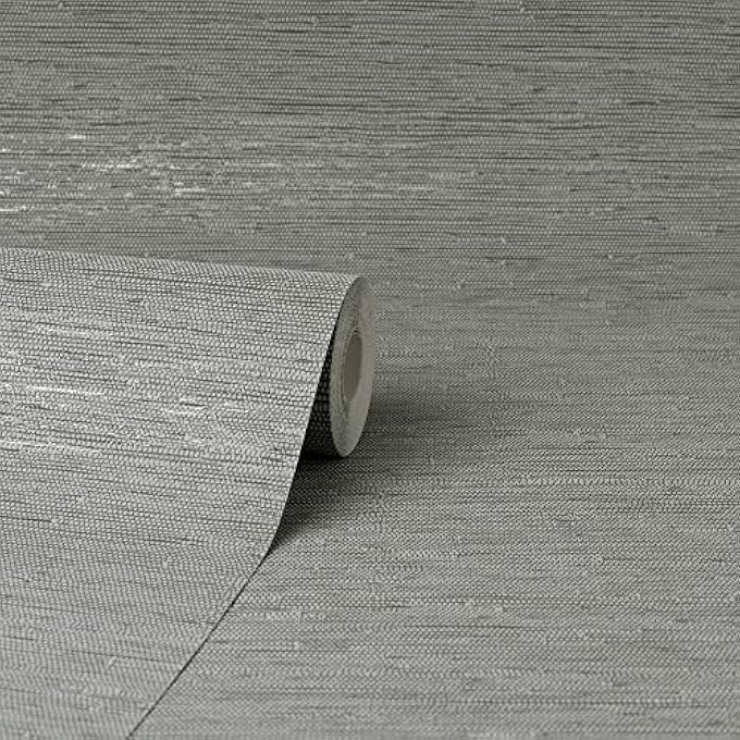 MIYA GRASSCLOTH SIDEWALL GREY - Image 3