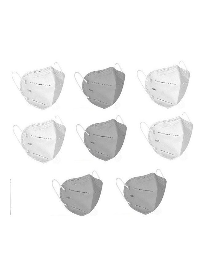 NIBEMINENT Pack Of 8 N95 Face Mask With Melt Blown Fabric Layer - Image 1
