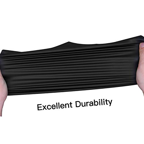 HTVRONT HTV Black Heat Transfer Vinyl Rolls - 12" x 15ft Black HTV Vinyl for Shirts, Black Iron on Vinyl for All Cutting Machines - Easy to Cut & Weed for Heat Vinyl Design - Image 4