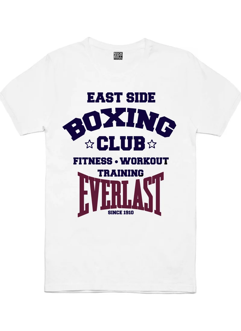 Rock&Roll Boxing Club White Short Sleeve Men's T-Shirt