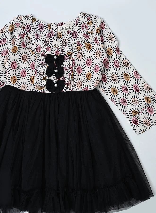 BELLA MODA Floral Bodice Dress