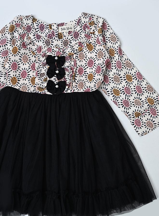 بيلا مودا فستان بياقة مزينة بالزهور - Image 3