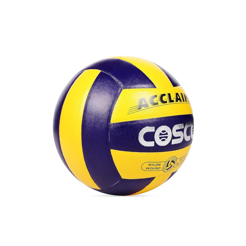 COSCO Acclaim Faux Leather, Nylon Volleyball, Size 4, (Multicolour) - Image 5