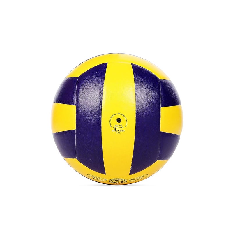 COSCO Acclaim Faux Leather, Nylon Volleyball, Size 4, (Multicolour) - Image 4