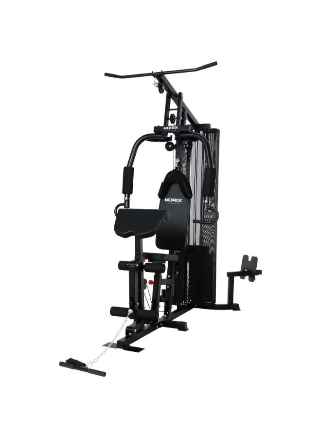 KORIX V419M-Multifunctional Comprehensive Training Equipment Home Gym Single Station, 70kg Weights - Image 1