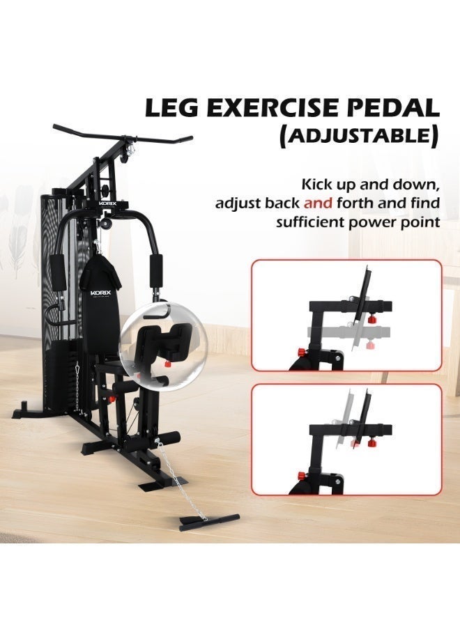 KORIX V419M-Multifunctional Comprehensive Training Equipment Home Gym Single Station, 70kg Weights - Image 5
