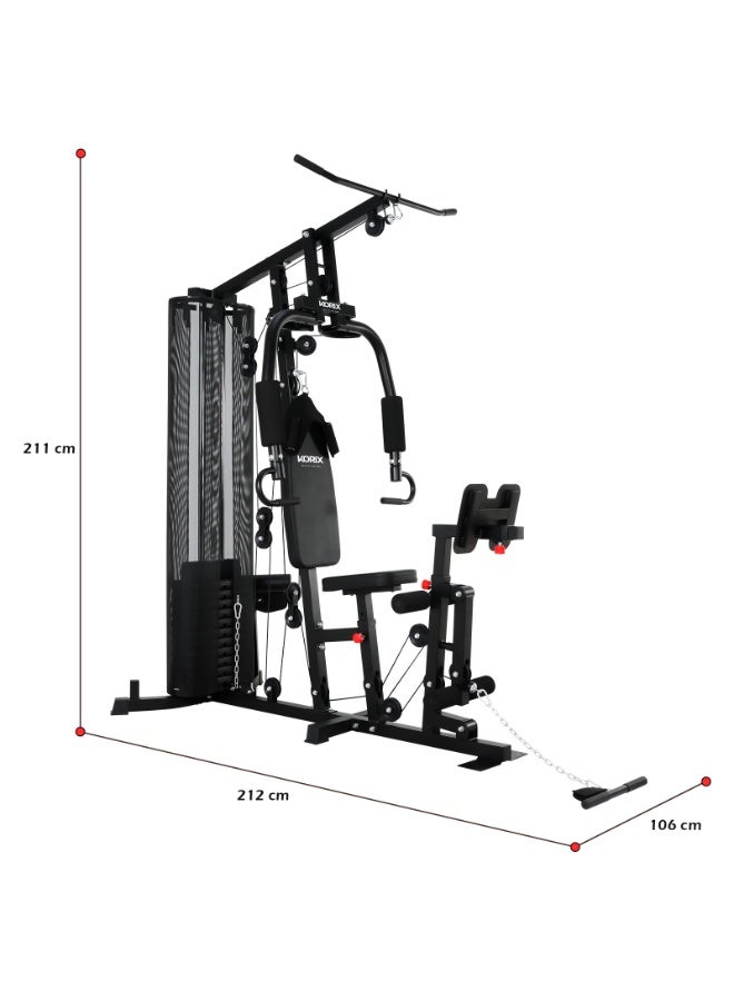 KORIX V419M-Multifunctional Comprehensive Training Equipment Home Gym Single Station, 70kg Weights - Image 2