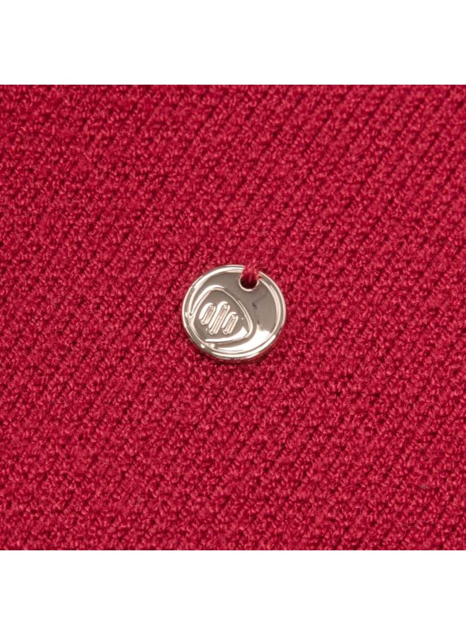 Souhait Girls' Knitwear Set Spring Children's Sweater And Skirt New Year Outfit Classic Red Size 110 - Image 3