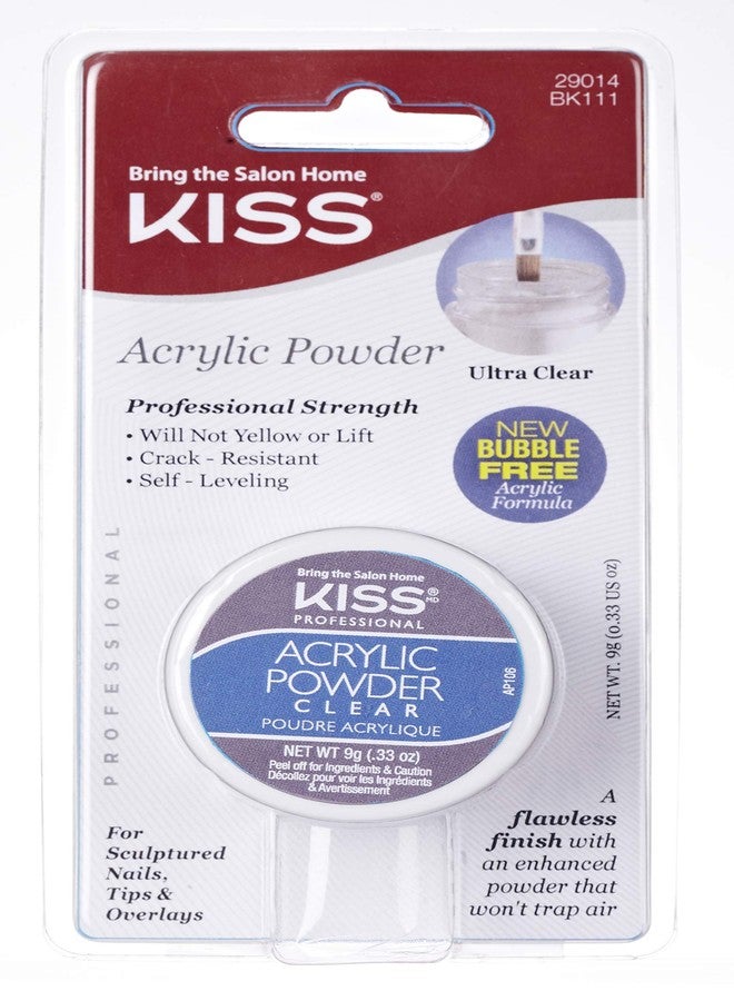 Kiss Acrylic Powder Clear 0.33 Ounce (2 PACK) - Image 2