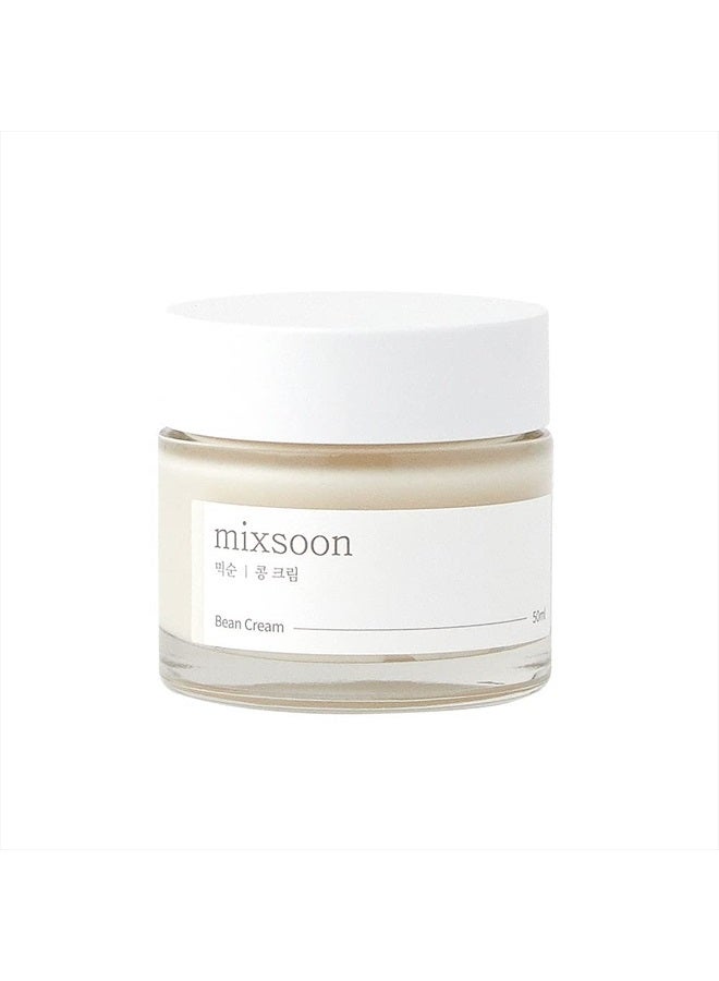 mixsoon Bean cream Vegansnail, Long-lasting Soothing Hydration Cream for face, Korean Skin Care 1.69 fl.oz 50ml  - Image 1