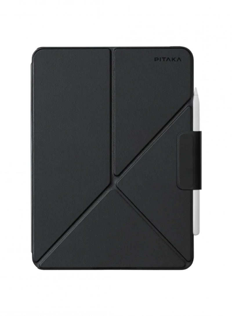 PITAKA MagEz Folio 2 for iPad Pro 12.9inch Portrait/Landscape Magnetic Case with Pencil Holder and 4 Standing Angles- Black - Image 5