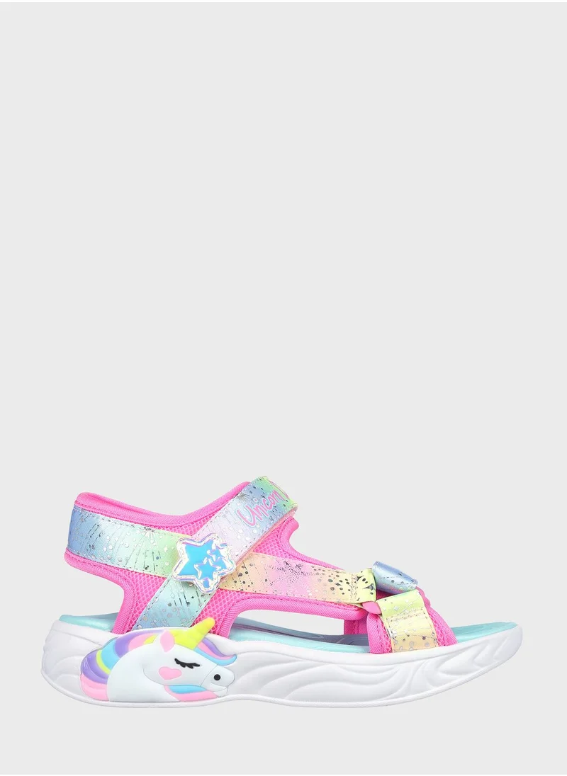 SKECHERS Kids Unicorn Dreams Sandals