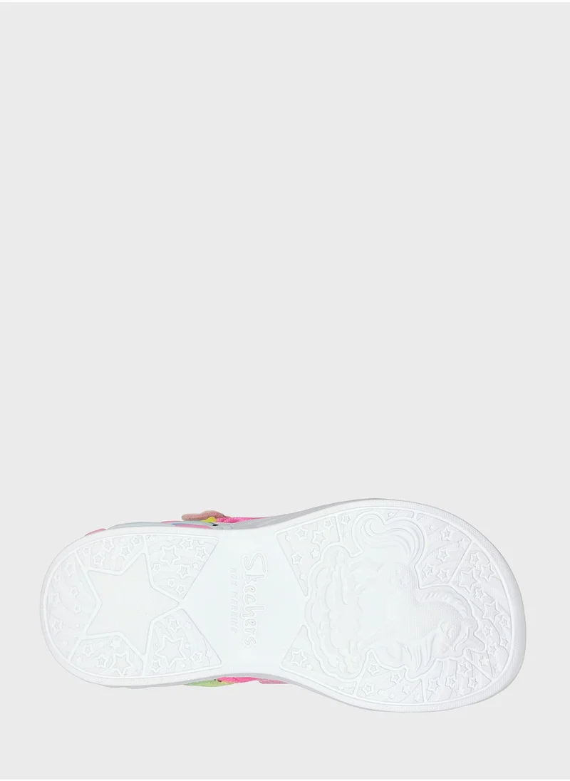 SKECHERS Kids Unicorn Dreams Sandals