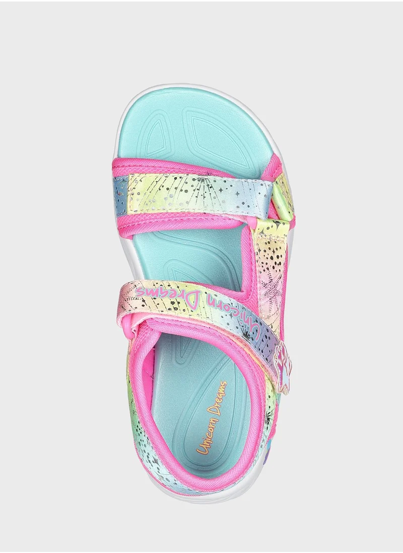 SKECHERS Kids Unicorn Dreams Sandals