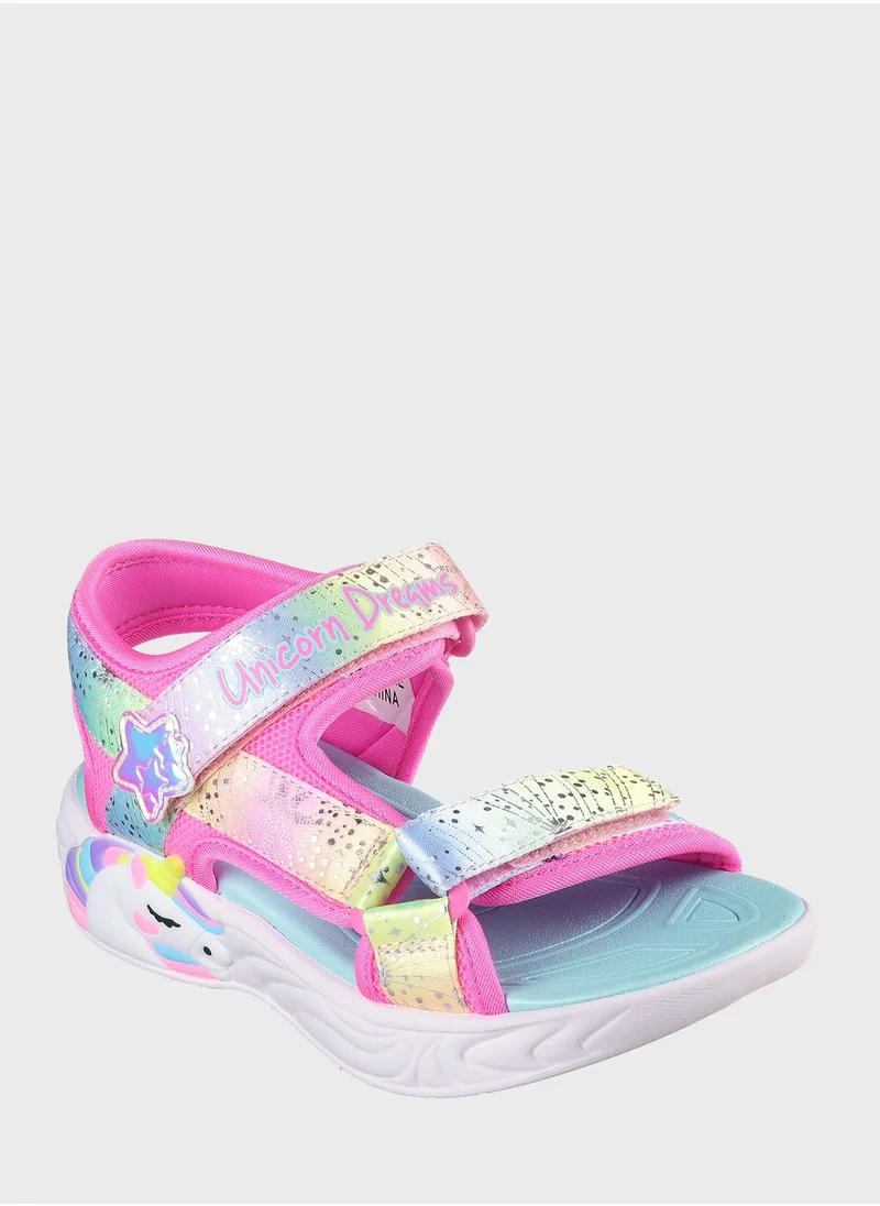 SKECHERS Kids Unicorn Dreams Sandals