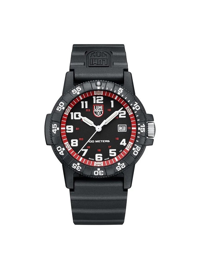 لومينكس ساعة يد رجالية تناظرية دائرية من البولي يوريثين . -  مم - Image 1