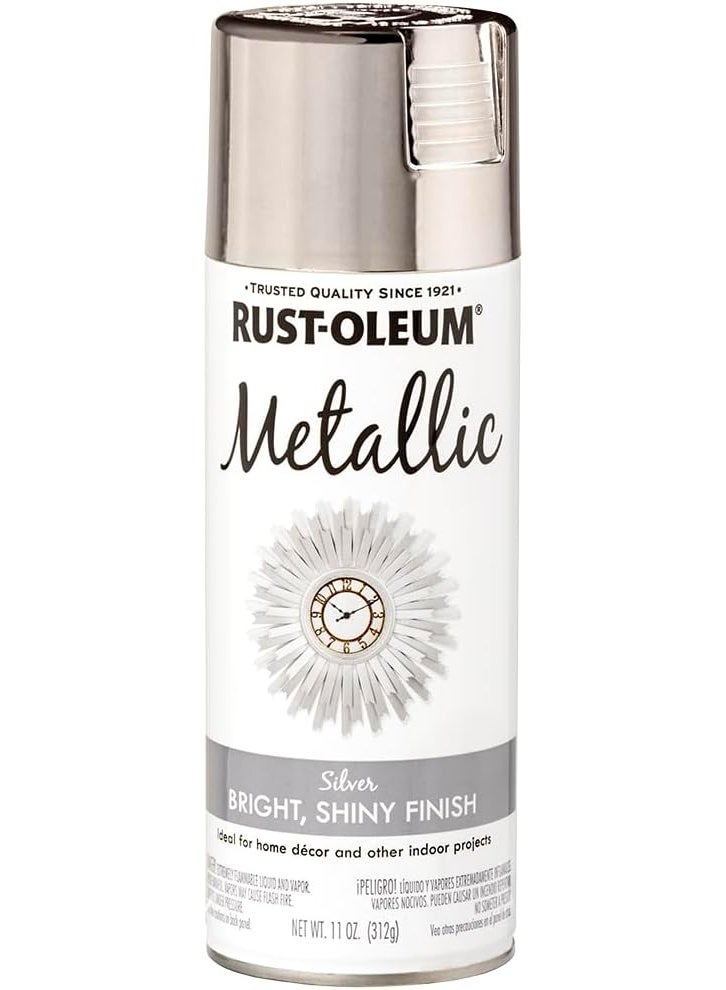رست أوليوم طلاء رش معدني 312 جرام فضي - Image 1