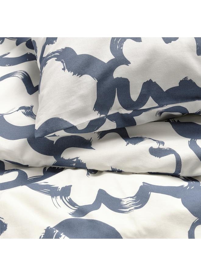 Duvet Cover And Pillowcase White Blue/Cloud 150X200/50X80 Cm - pzsku/ZDFD2F285A2C3F1727FC3Z/45/_/1731224023/88836455-ecd6-40b6-aa07-35e7b295c102