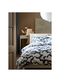 erorex Duvet Cover And Pillowcase White Blue/Cloud 150X200/50X80 Cm  - Image 5