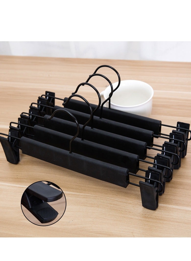 MIXDE 20-Piece Pants Hangers Clothes Hangers with 360 ° Swivel Hooks, Adjustable Non-Slip Clips, Durable and Sturdy Plastic Hanger - Image 3