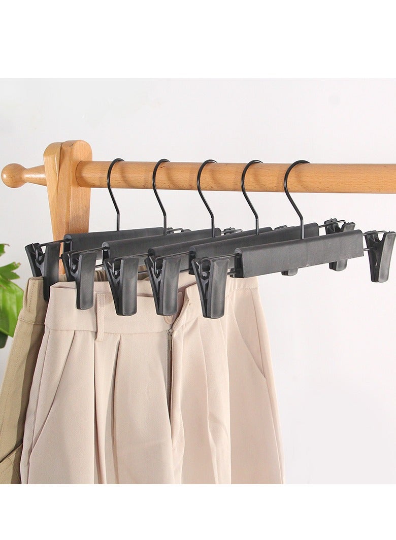 MIXDE 20-Piece Pants Hangers Clothes Hangers with 360 ° Swivel Hooks, Adjustable Non-Slip Clips, Durable and Sturdy Plastic Hanger - Image 4