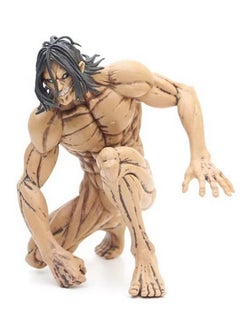 RATSAW Attack on Titan Figure Anime Figure Eren Yeager Action Figure Model Toy Collectibles Statue Anime Squatting Figure  - Image 2