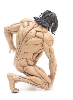 RATSAW Attack on Titan Figure Anime Figure Eren Yeager Action Figure Model Toy Collectibles Statue Anime Squatting Figure  - Image 4