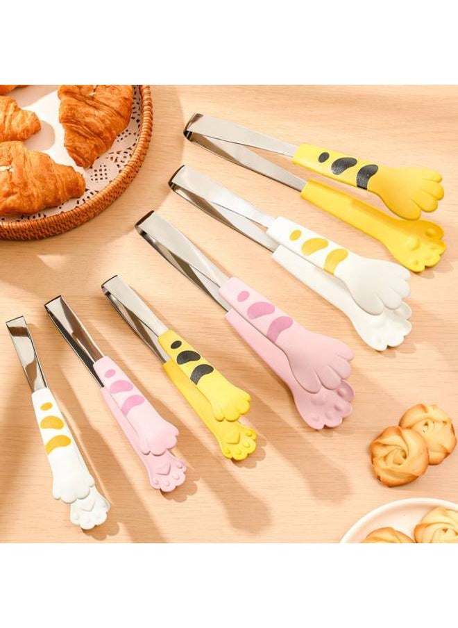Generic - Cat's Claw Snack Clip No Dirty Hand Food Clip Children's Supplementary Food Clip Potato Chip Clip Household Salah Clip Ice Clip Barbecue Clip-Color:White Large - Image 1