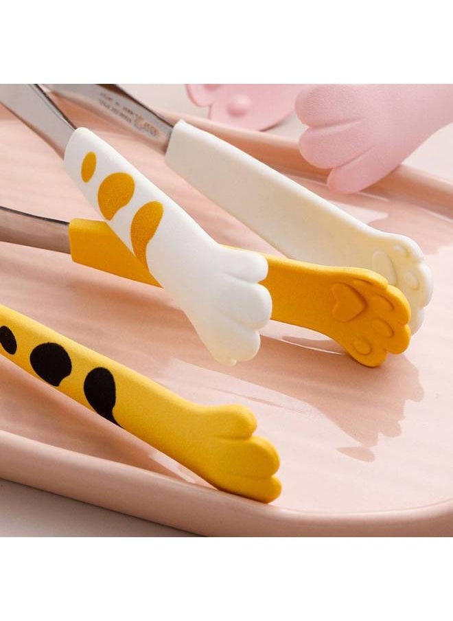 Generic - Cat's Claw Snack Clip No Dirty Hand Food Clip Children's Supplementary Food Clip Potato Chip Clip Household Salah Clip Ice Clip Barbecue Clip-Color:White Large - Image 1