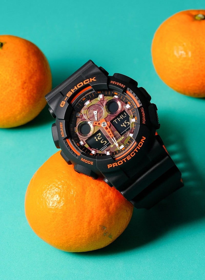 كاسيو ساعة كاسيو G-SHOCK الرياضية بنقشة التمويه GA-100BR-1A - Image 4
