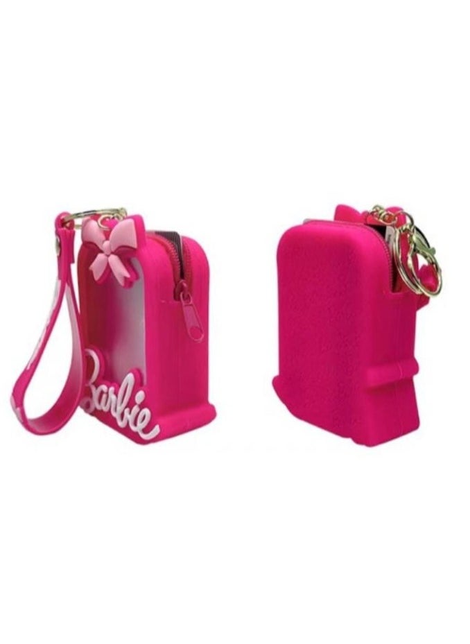 Generic - Coin Purse Key Chain Women Girls Silicone Coin Wallet Headset Bag Mini Pouch Bag Lady Key Bag Kids Gift - Image 1