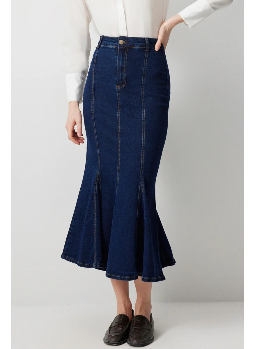 تاتشي Denim Fish Skirt