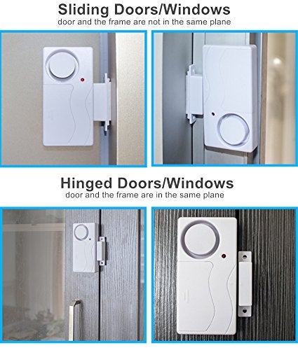 WSDCAM Door Alarm Wireless Anti-Theft Remote Control Door and Window Security Alarms - Image 5