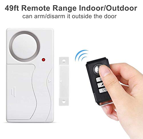 WSDCAM Door Alarm Wireless Anti-Theft Remote Control Door and Window Security Alarms - Image 2