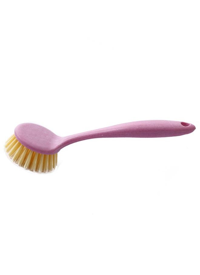 Dish Scrub Brush Long Handle Plastic Multifunctional Hangable Pot Scrub Brush for Kitchen