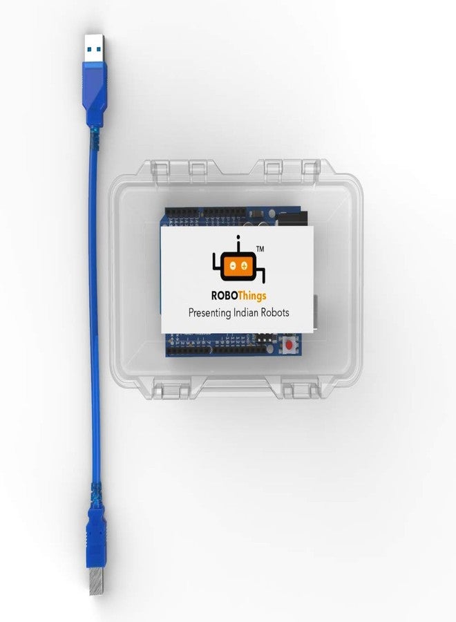 لوحة تطوير RoboThings Uno R3 مع كابل USB (متوافقة) - Image 3