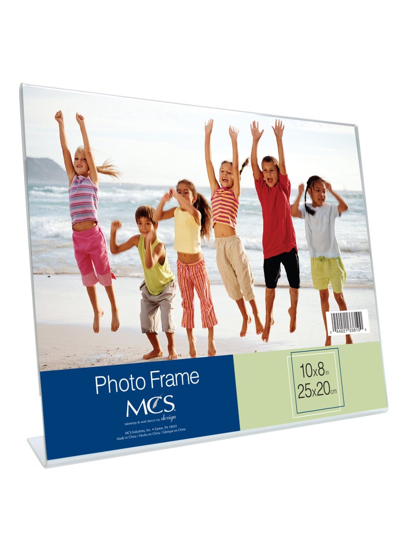MCS MCS 8x10 Inch Bent Acrylic Picture Frame Horizonal 33810 