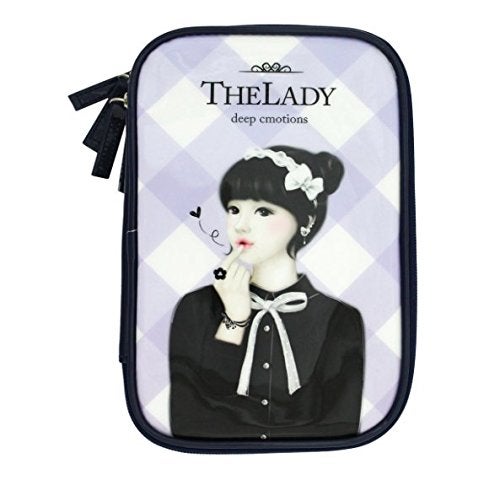 HOMIES INTERNATIONAL The Lady Deep Emotions Series Multipurpose Nylon Cosmetic pouch for Women Color as per the availabilitySet of 2 Pieces - Image 1