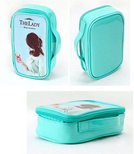 HOMIES INTERNATIONAL The Lady Deep Emotions Series Multipurpose Nylon Cosmetic pouch for Women Color as per the availabilitySet of 2 Pieces - Image 4