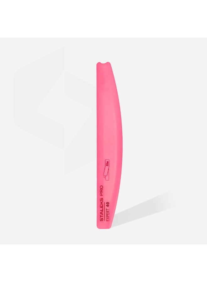 STALEKS PRO 5pcs Crescent Beveled Plastic Base for Nail File Expert 40 Nail Styling SPBE-40 - Image 1