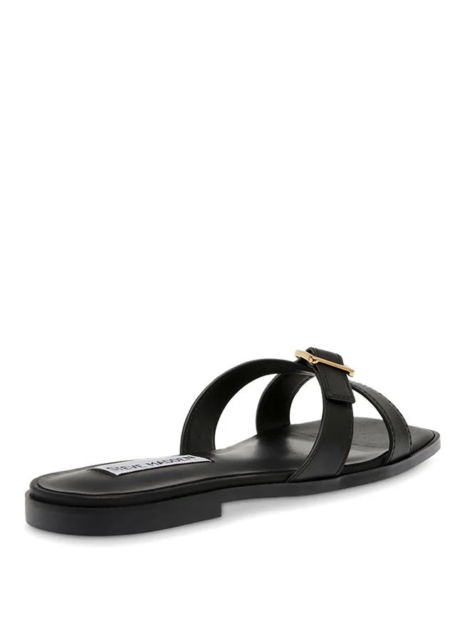 ستيف مادن Steve Madden Heartfelt Women's Black Flat Sandals