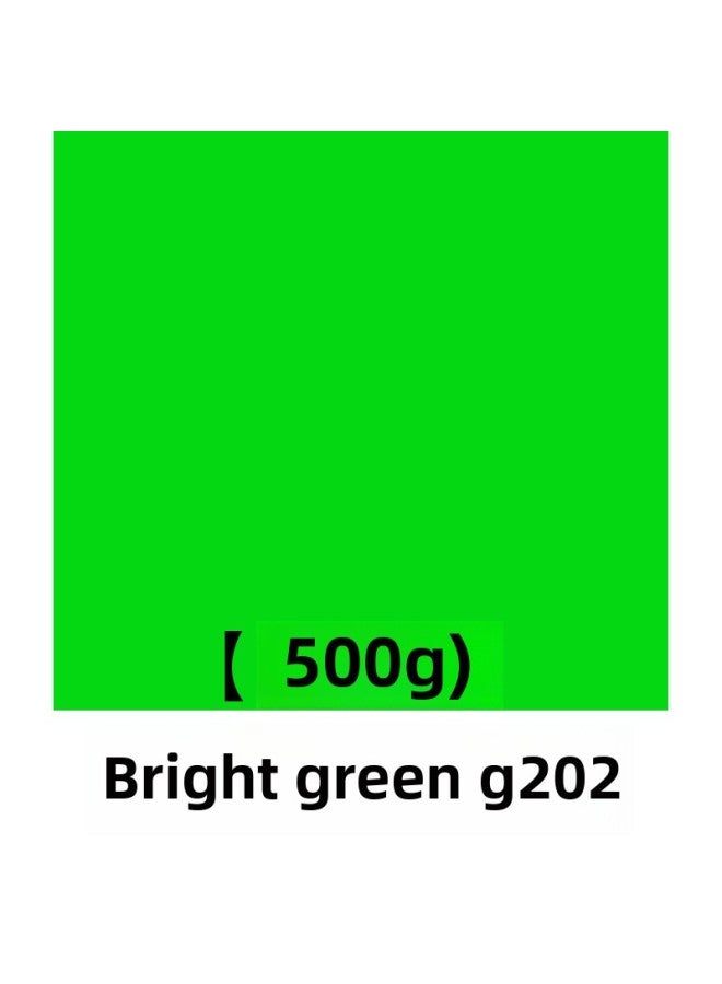 Soft Clay 500g Children's Handmade Diy Toys Colored Clay Clay Handmade Primary School Students Special Safe And Non-toxic-Color:Bright Green 500g (G202)  - Image 1