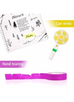 Aikanbo 6 Colors Neon Gaffer Cloth Tape Fluorescent UV Blacklight Glow in The Dark Tape for UV Party 0.6 Inch x 16.5 Feet  - Image 3