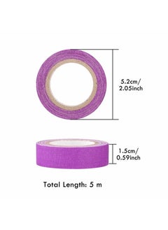 Aikanbo 6 Colors Neon Gaffer Cloth Tape Fluorescent UV Blacklight Glow in The Dark Tape for UV Party 0.6 Inch x 16.5 Feet  - Image 5