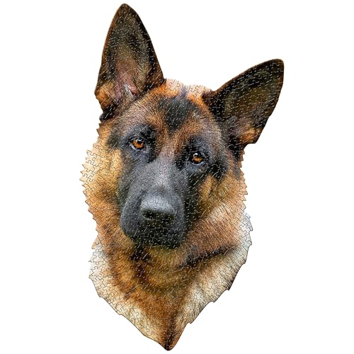 Madd CAPP I Am Shepard 550 Piece Puzzle Dog Shaped Animal Jigsaw 19 x 32 Assembled Size Poster Reference Educational Fun Fact Booklet - Image 5
