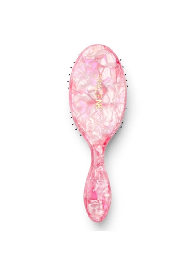Space NK Pink Travel Hair Brush - Image 2