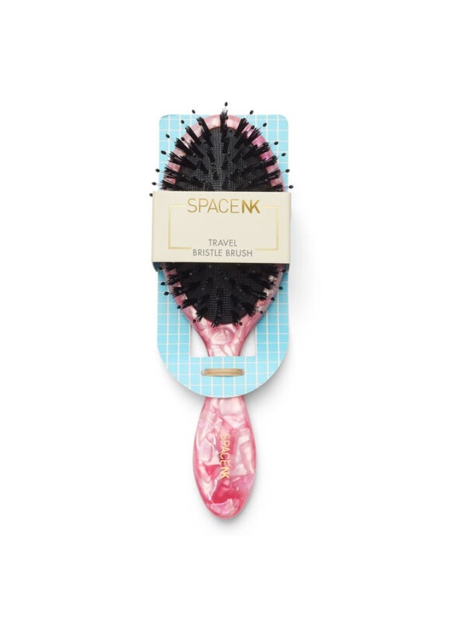 Space NK Pink Travel Hair Brush - Image 3