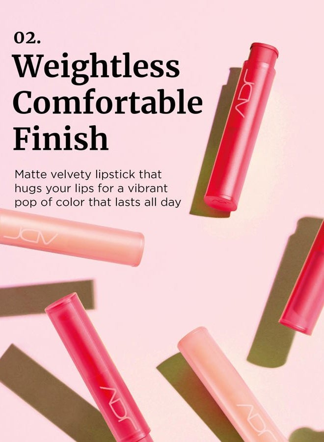 VDL Spring Event Lip Stain Comfort Slip Lipstick 11, Dirty Vienna - Lightweight, Matte, Smooth Lipstick for Effortless Comfort. Vibrant and Long-Lasting Lip Color (0.09 oz) | Korean Makeup - Image 3