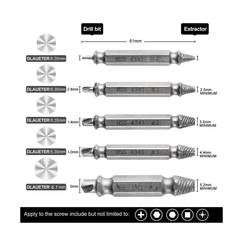 S2 Broken Wire Sliding Tooth Extraction Device Water Pipe Broken Pipe Broken Wire Extraction Device Pipe Thread Repair Tap Suit - Image 5